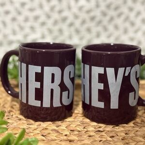 HERSHEY'S Brown Ceramic Coffee Mug Set
